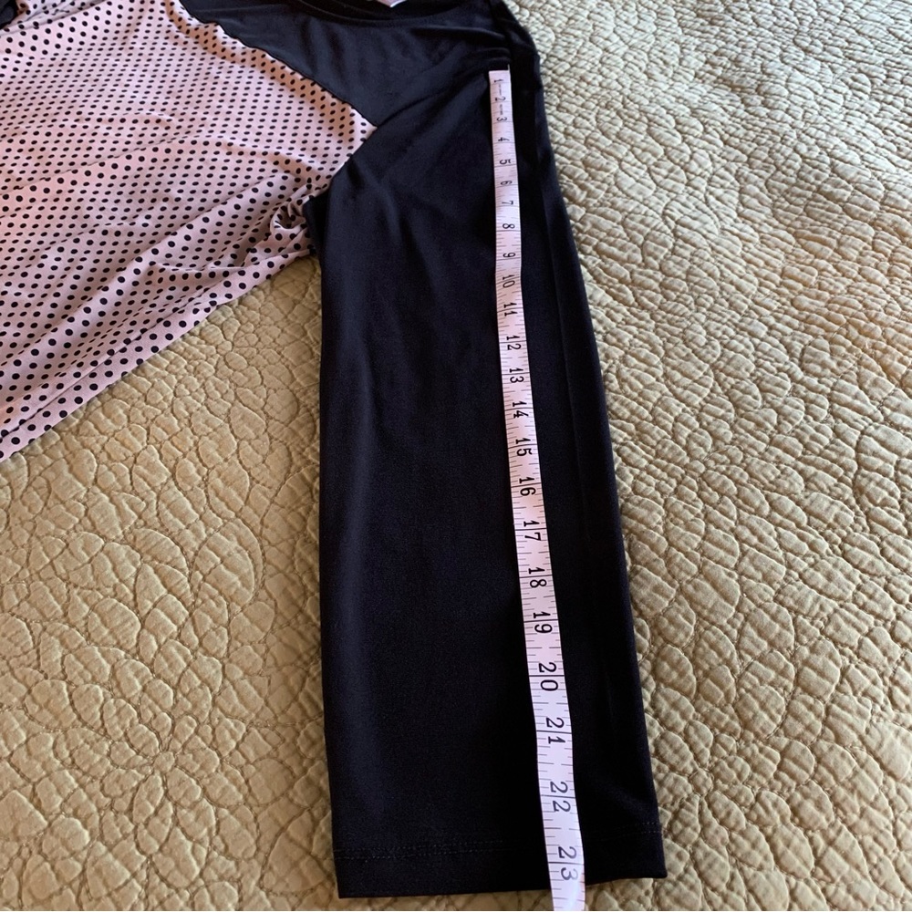 Chico’s Black & Tan Long Sleeve Top Size Large - Picture 8 of 14